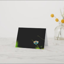 Cartões de agradecimentos dobrado