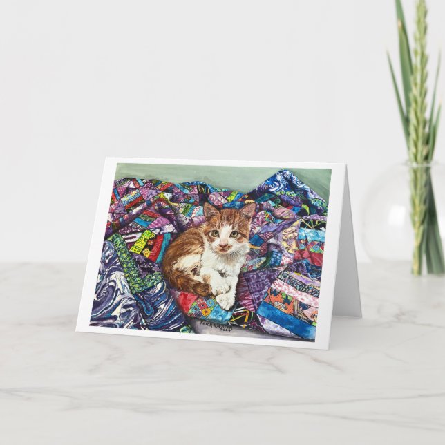 Cartões de agradecimentos dobrado (Frente)