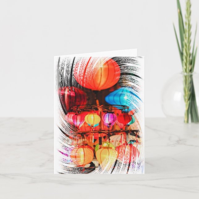 Cartões de agradecimentos dobrado (Frente)