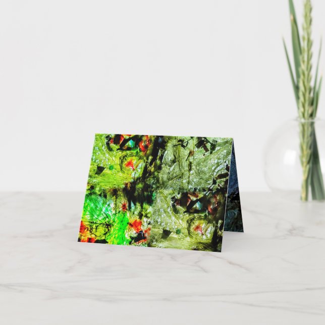 Cartões de agradecimentos dobrado (Frente)