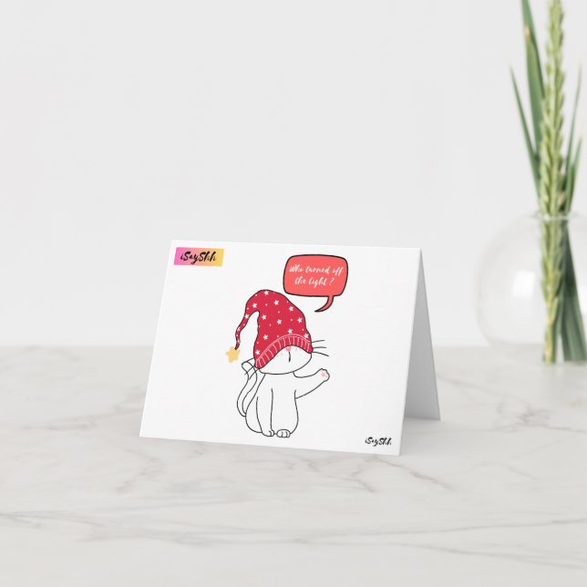 Cartões de agradecimentos dobrado (Frente)