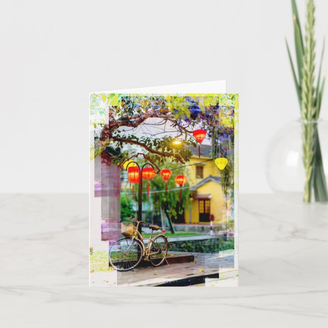 Cartões de agradecimentos dobrado (Frente)