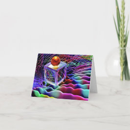 Cartões de agradecimentos dobrado