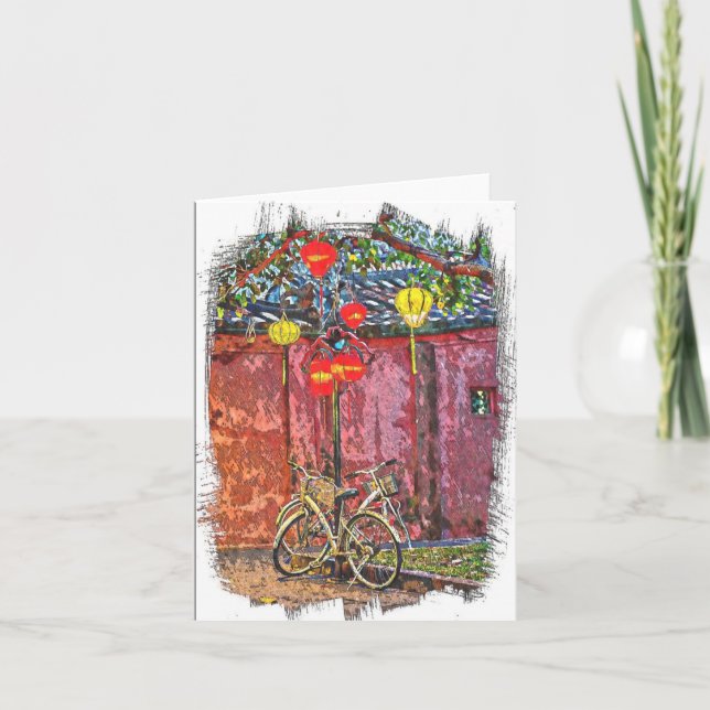 Cartões de agradecimentos dobrado (Frente)