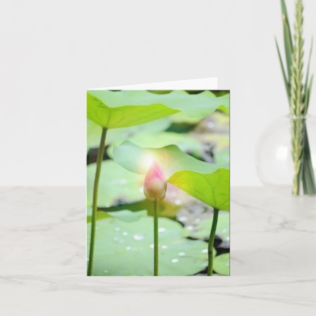 Cartões de agradecimentos dobrado (Frente)