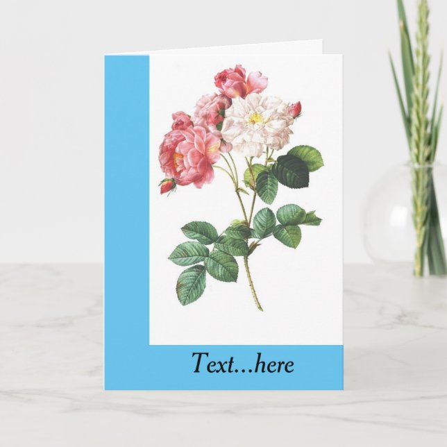 Cartões de agradecimentos dobrado (Frente)