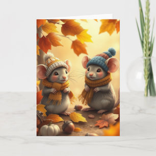 Cartões de agradecimentos dobrado