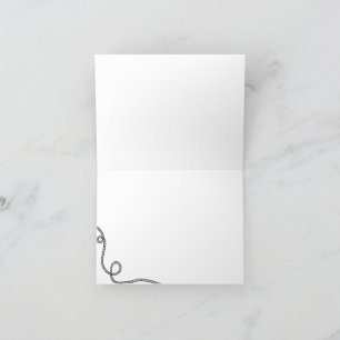 Cartões de agradecimentos dobrado