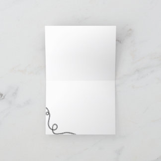 Cartões de agradecimentos dobrado