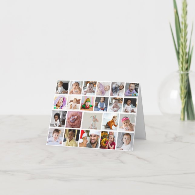 Cartões de agradecimentos dobrado (Frente)