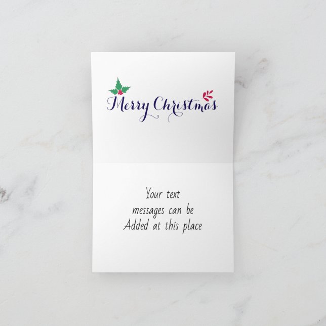 Cartões de agradecimentos dobrado (Interior)