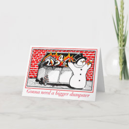 Cartões de agradecimentos dobrado