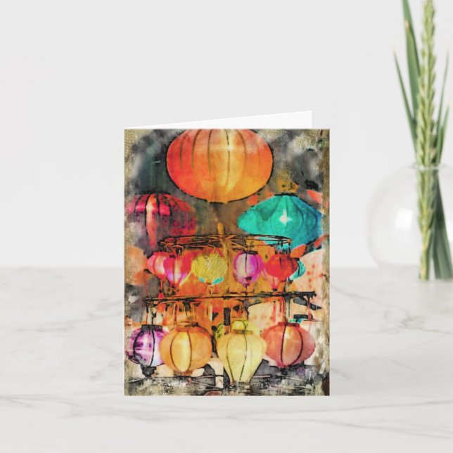 Cartões de agradecimentos dobrado (Frente)