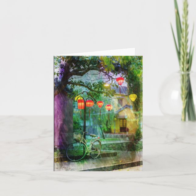 Cartões de agradecimentos dobrado (Frente)