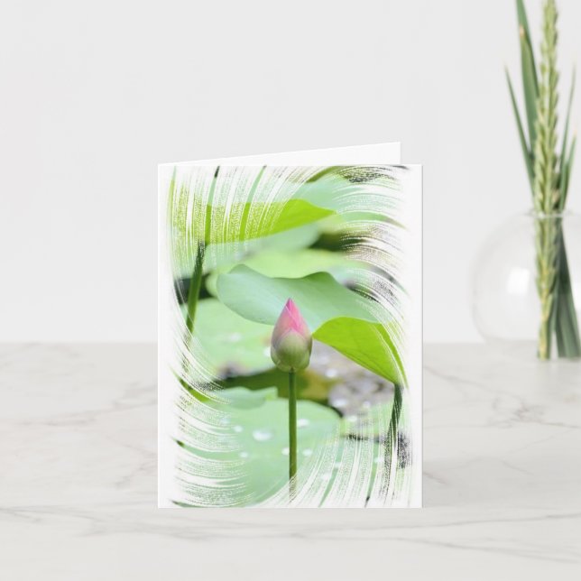 Cartões de agradecimentos dobrado (Frente)