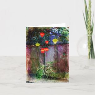 Cartões de agradecimentos dobrado