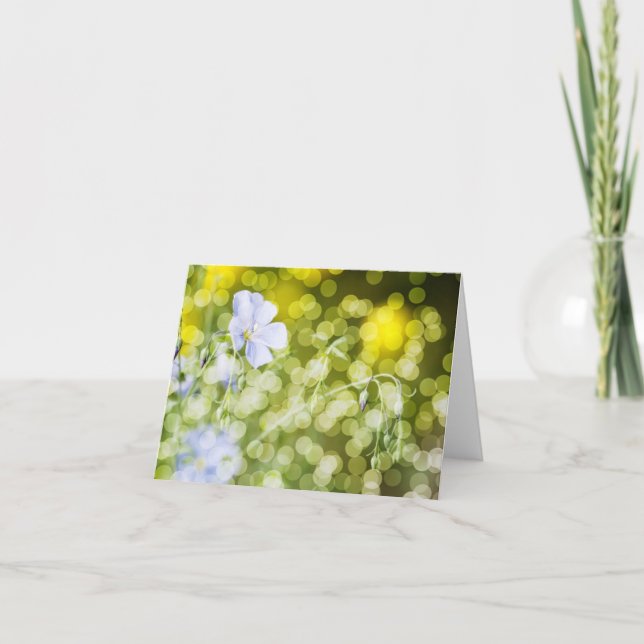 Cartões de agradecimentos dobrado (Frente)