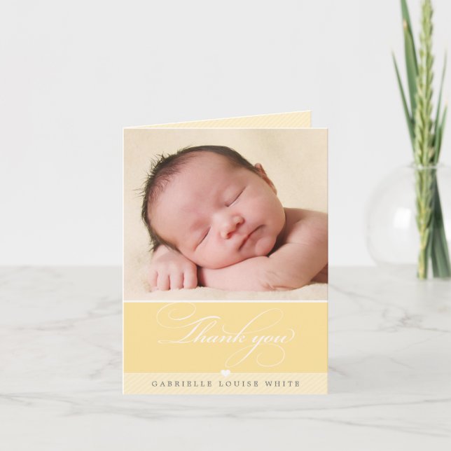 CARTÕES DE AGRADECIMENTOS dobrado: adorável tipo 2 (Frente)