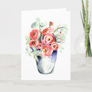 Cartões de agradecimentos dobrado aleatório