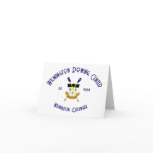 Cartões de agradecimentos dobrado com envelope - v