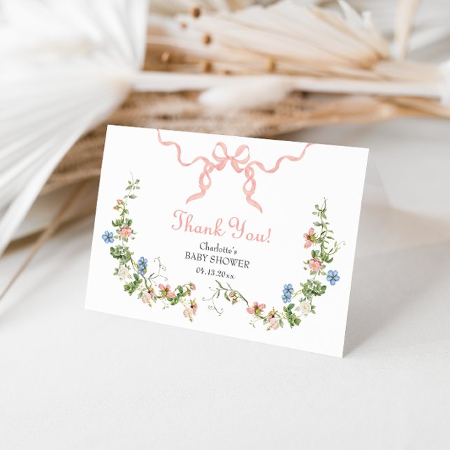 Cartões de agradecimentos Dobrado de Arco Rosa de  (Criador carregado)