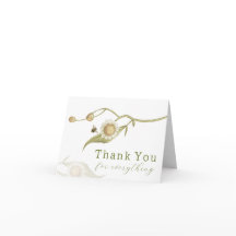 Cartões de agradecimentos Dobrado de Bebê para Flo