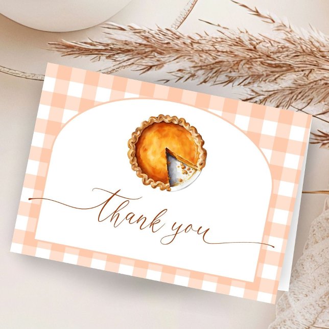 Cartões de agradecimentos dobrado do Chá de fralda (Criador carregado)