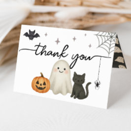 Cartões de agradecimentos Dobrado do Chá de fralda