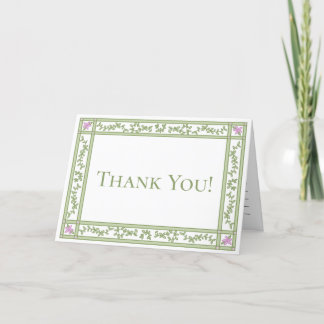 Cartões de agradecimentos Dobrado do Jardim Botâni