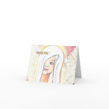 Cartões de agradecimentos dobrado para o chá de fr