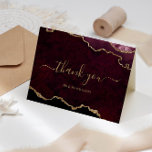 Cartões de agradecimentos Dourado<br><div class="desc">Este design de alta qualidade é fácil de personalizar para combinar as cores do casamento,  estilos e temas. Para mais personalização,  clique no link "personalizar mais" e use nossa ferramenta design para modificar esse modelo. Se precisar de ajuda ou itens correspondentes,  entre em contato comigo.</div>