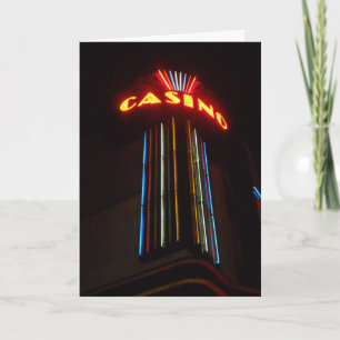 cartões de agradecimentos "Duluth CASINO Lights"