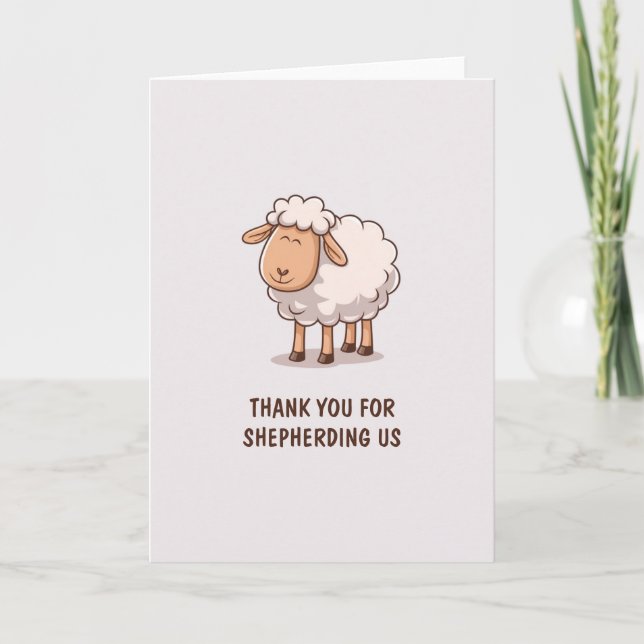 Cartões de agradecimentos Elder JW | Cartão de Sau (Frente)