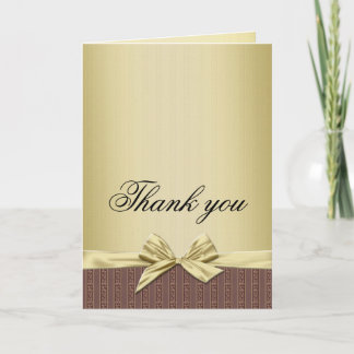 Cartões de agradecimentos Elegante de Damáscaras d