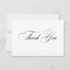 Cartões de agradecimentos Elegante formal