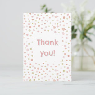 Cartões de agradecimentos Erica Confetti Watercolo