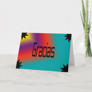 Cartões de agradecimentos espanhol