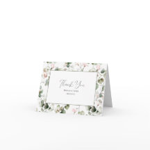 Cartões de agradecimentos Eucalyptus Watercolor