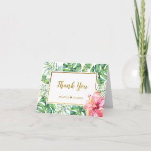 Cartões de agradecimentos exóticos