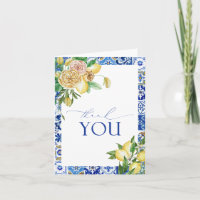 Cartões de agradecimentos Floral Elegante para Lim