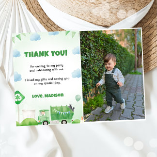 Cartões de agradecimentos Fotográfico de Aniversár