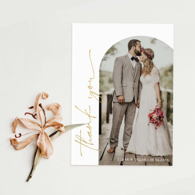 Cartões de agradecimentos Fotográfico de Casamento (Criador carregado)