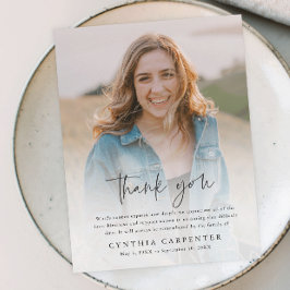 Cartões de agradecimentos Fotográfico do Memorial