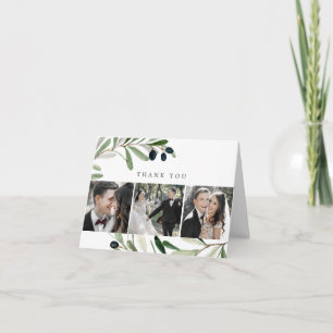 Cartões de agradecimentos Fotográfico Moderno Ol