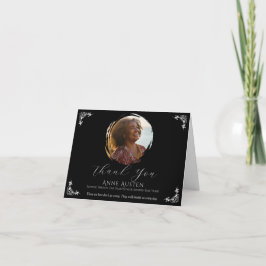 Cartões de agradecimentos Funeral Dobrado