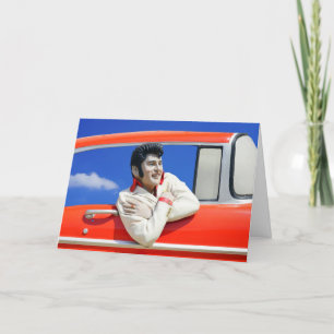 CARTÕES DE AGRADECIMENTOS FUNNY, ROCKER 1950