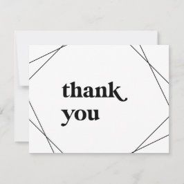 Cartões de agradecimentos Geométrico Moderno