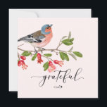 Cartões de agradecimentos Grateful<br><div class="desc">Envie-me uma mensagem se precisar de assistência ou se tiver algum pedido especial.</div>