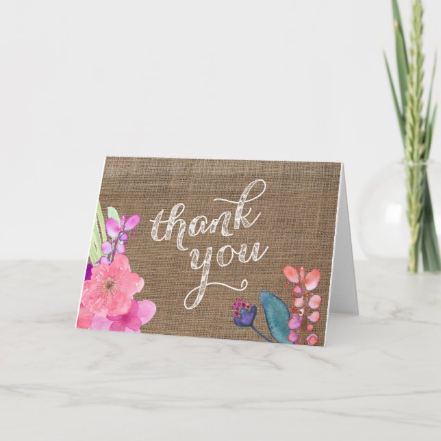 Cartões de agradecimentos Hawaii, cartões de agrad (Frente)