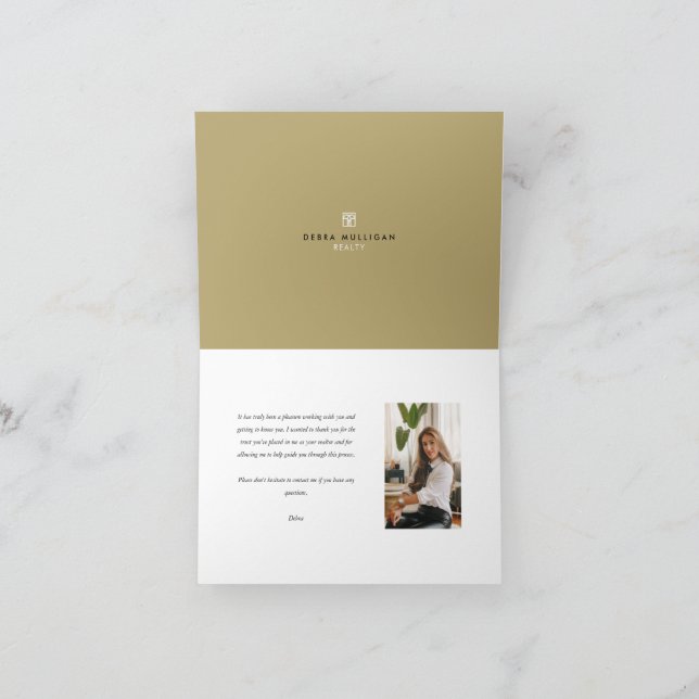 Cartões de agradecimentos Imobiliário Moderno (Interior)